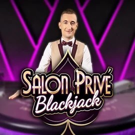 Blackjack Salon Privé slot logo by Ezugi at 20Bet Casino