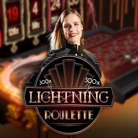 Live Casino logo of Lightning Roulette from Evolution at 20Bet Casino